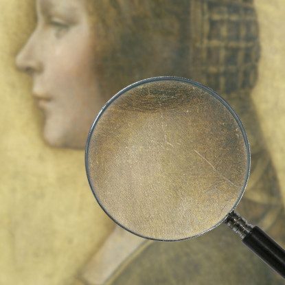 La Bella Principessa Leonardo Da Vinci ldv15 quadro stampato su tela