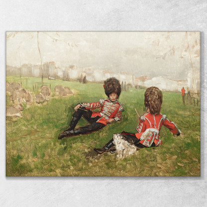 Coldstream Batte Il St James'S Park Di Londra James Tissot jts14 quadro stampato su tela