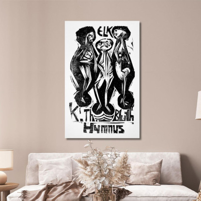 Inno Inno Ernst Ludwig Kirchner elk67 quadro stampato su tela