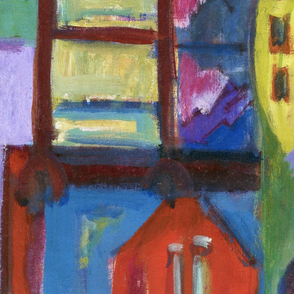 Boemia Moderna 1924 Ernst Ludwig Kirchner elk78 quadro stampato su tela