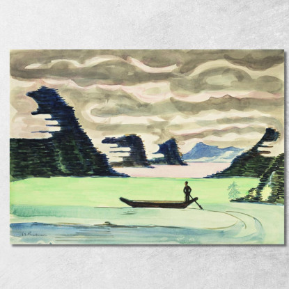 Lago Di Montagna Ernst Ludwig Kirchner elk80 quadro stampato su tela