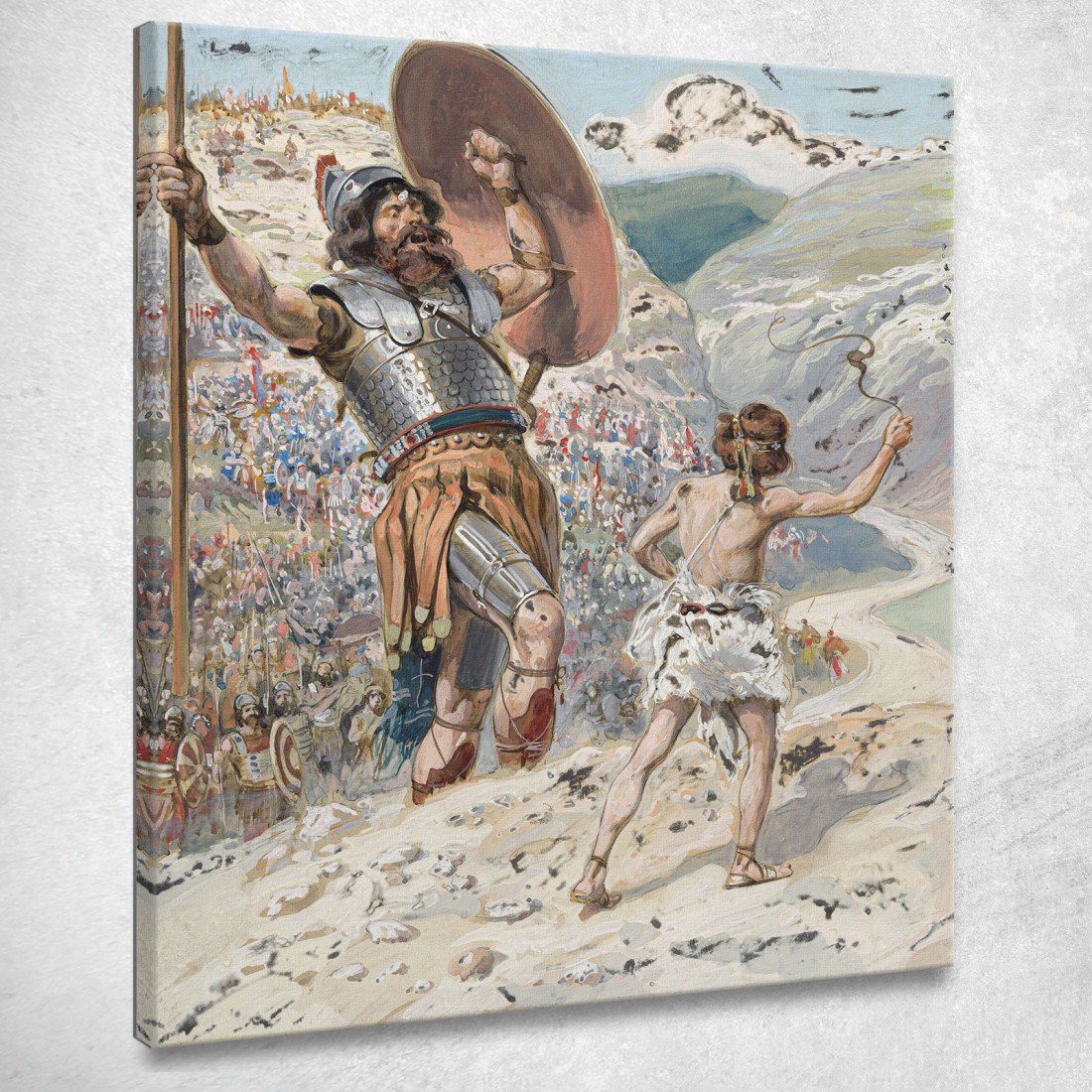 Davide Lancia La Pietra James Tissot jts19 quadro stampato su tela Davide Lancia La Pietra James Tissot jts19 quadro stampato su tela