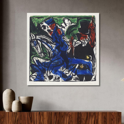 La Maravillosa Historia De Peter Schlemihl Schlemihl Se Encuentra Con El Hombrecito Gris En El Camino 191 Ernst Ludwig Kirchner