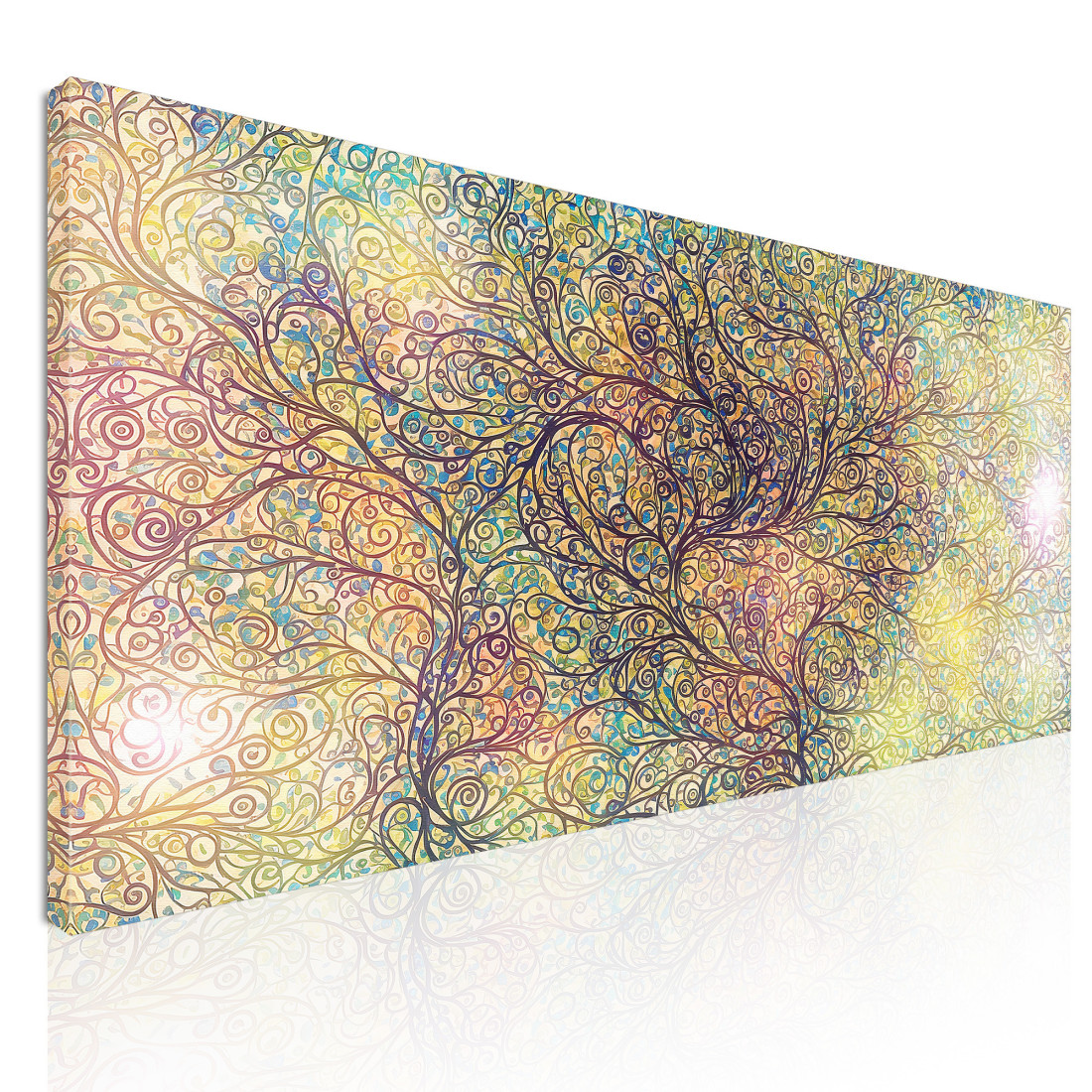 Quadro Albero Della Vita Intrecci Floreali avt1 quadro stampato su tela Quadro Albero Della Vita Intrecci Floreali avt1 quadro stampato su tela