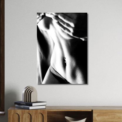 Quadro Astratto Body D'Acciaio Sexy Girl abs9 quadro stampato su tela