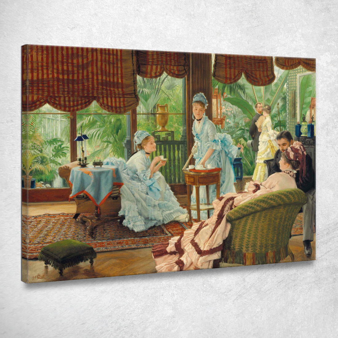 Nei Rivali Del Conservatorio James Tissot jts36 quadro stampato su tela Nei Rivali Del Conservatorio James Tissot jts36 quadro stampato su tela