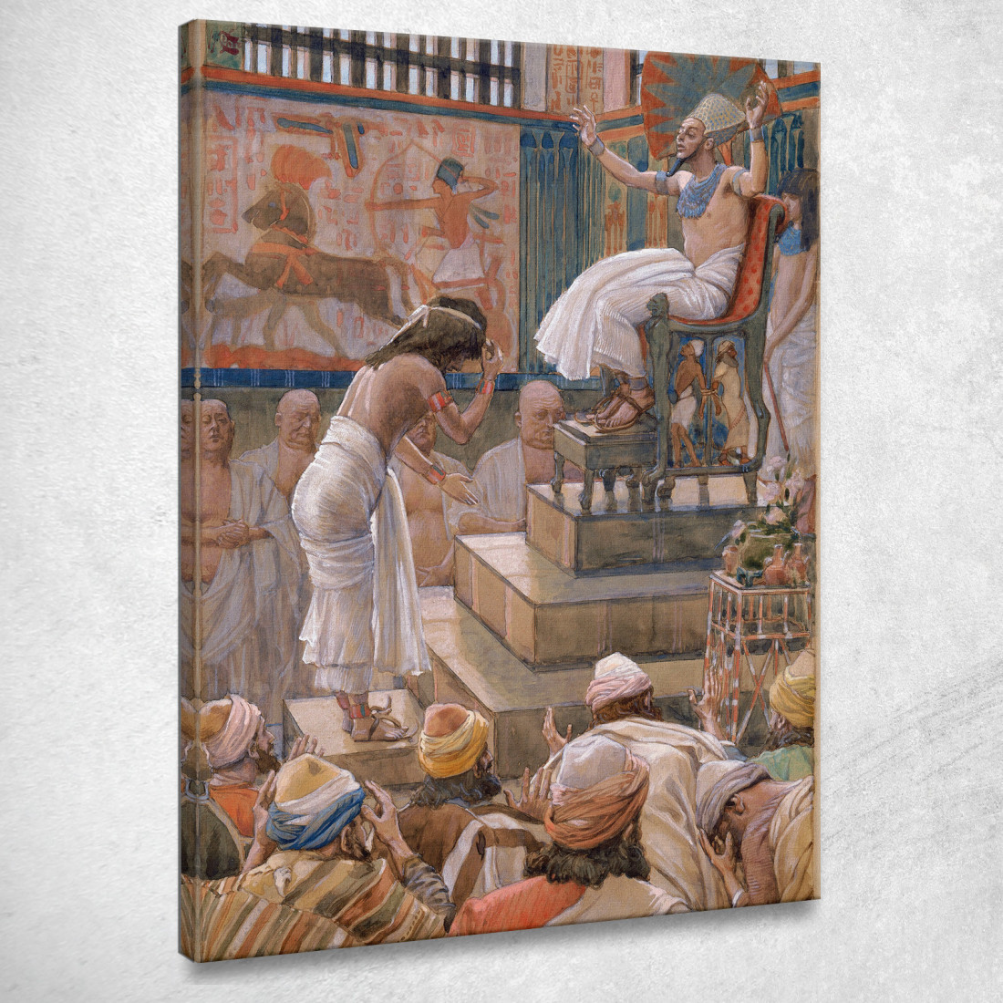 Giuseppe E I Suoi Fratelli Accolti Dal Faraone James Tissot jts47 quadro stampato su tela Giuseppe E I Suoi Fratelli Accolti Dal Faraone James Tissot jts47 quadro stampato su tela