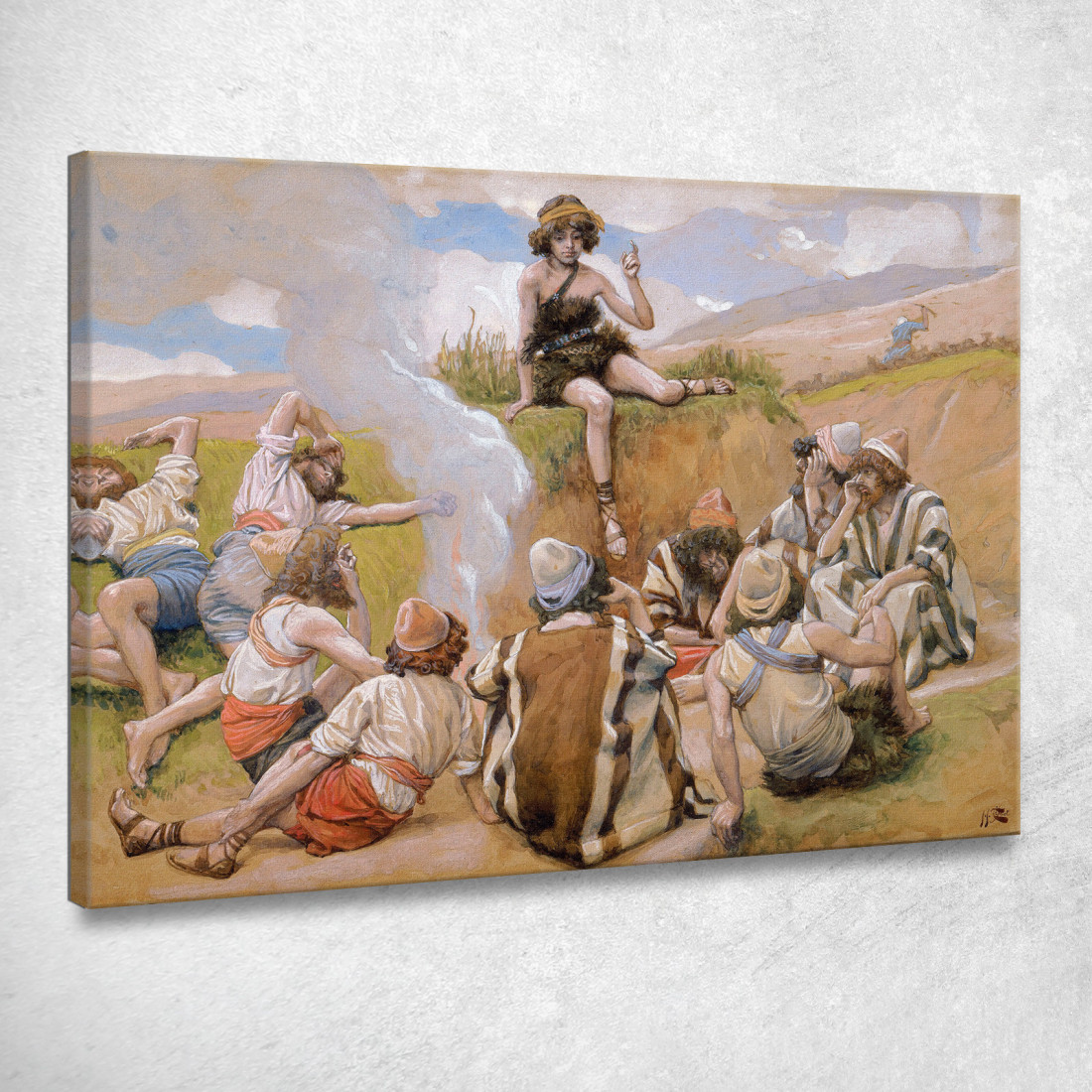 Giuseppe Rivela Il Suo Sogno Ai Suoi Fratelli James Tissot jts49 quadro stampato su tela Giuseppe Rivela Il Suo Sogno Ai Suoi Fratelli James Tissot jts49 quadro stampato su tela