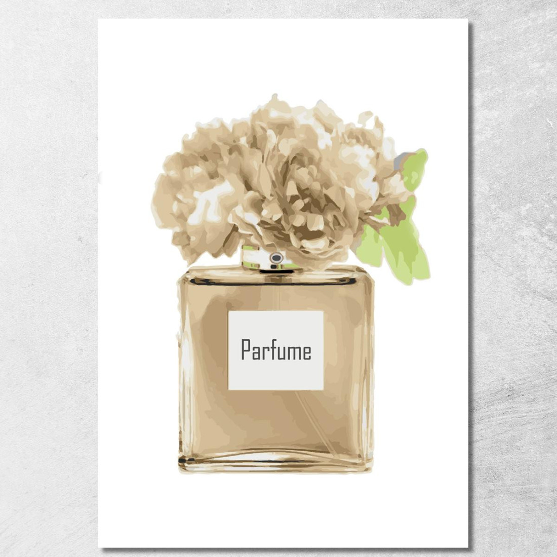 Quadro Profumo Beige Con Fiori Chiari Delicati Fashion fsn65 quadro stampato su tela Quadro Profumo Beige Con Fiori Chiari Delicati Fashion fsn65 quadro stampato su tela