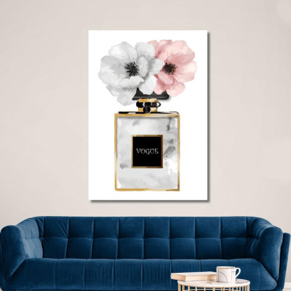 Quadro Profumo Con Fiori Pastello Anemoni Fashion fsn66 quadro stampato su tela