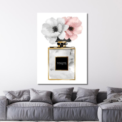 Quadro Profumo Con Fiori Pastello Anemoni Fashion fsn66 quadro stampato su tela