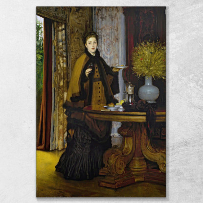 Le Goúter Lo Snack James Tissot jts61 quadro stampato su tela
