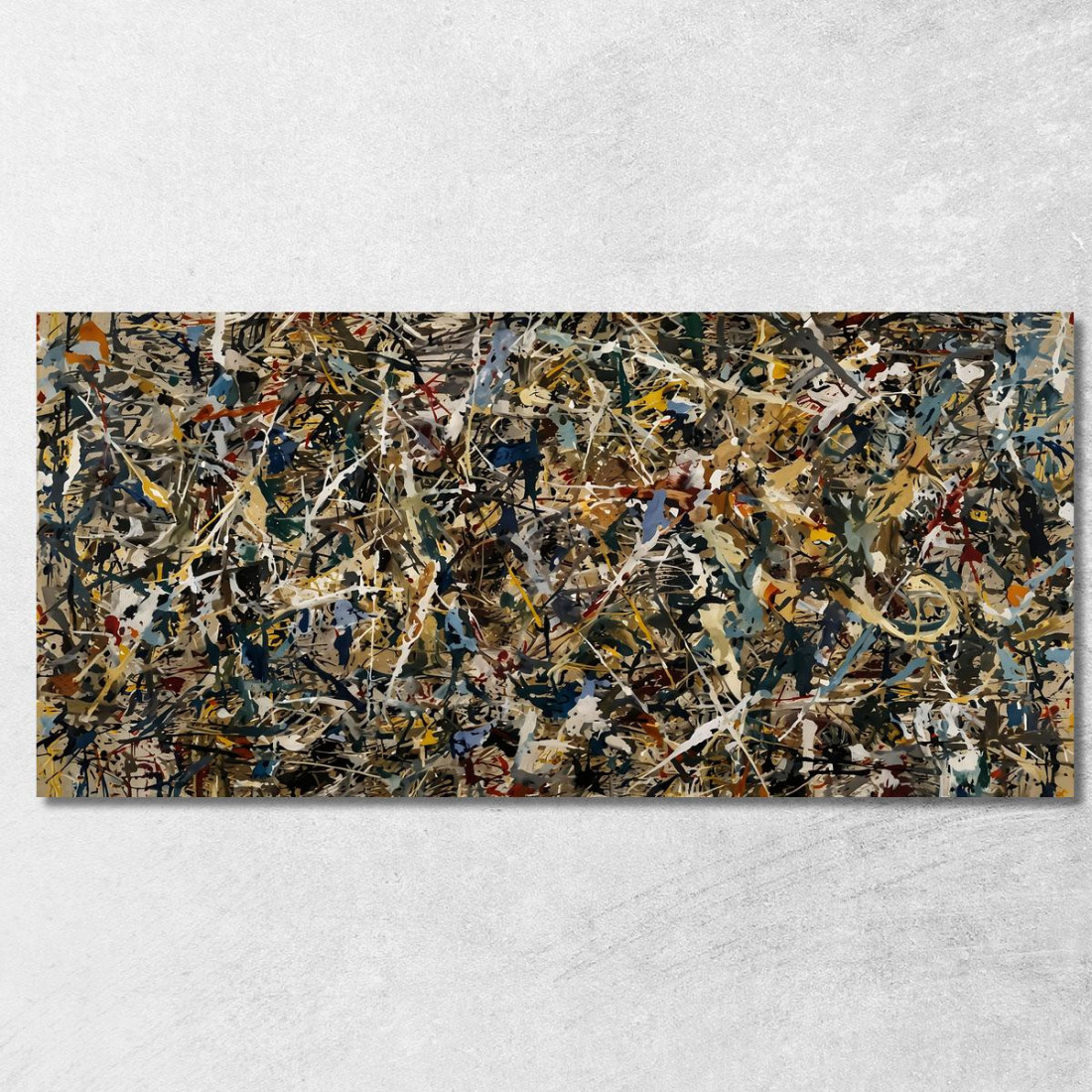 Alchimia Opera Ispirata 2 Jackson Pollock ijsp1 quadro stampato su tela Alchimia Opera Ispirata 2 Jackson Pollock ijsp1 quadro stampato su tela