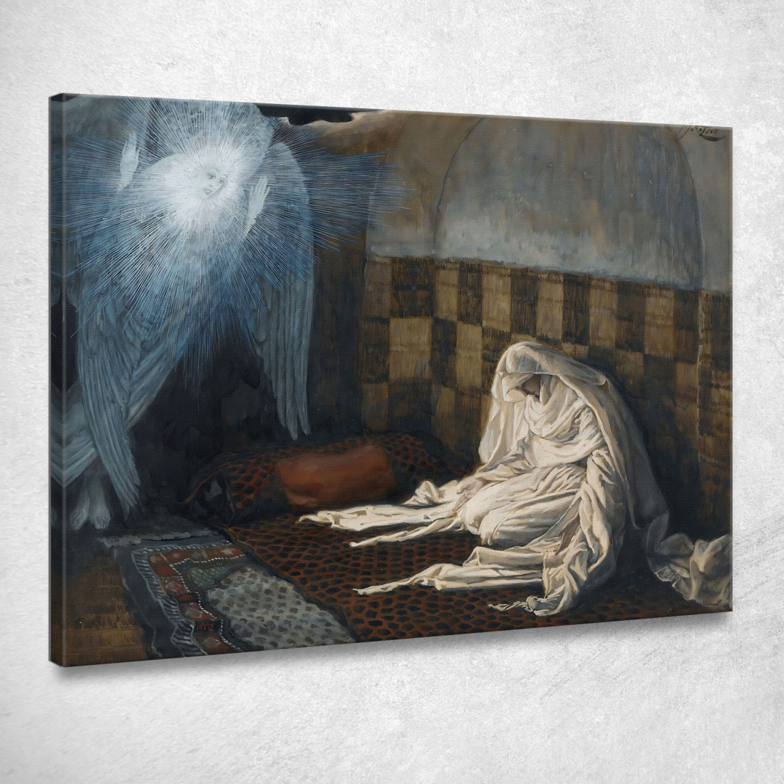 L'Annunciazione James Tissot jts104 quadro stampato su tela L'Annunciazione James Tissot jts104 quadro stampato su tela
