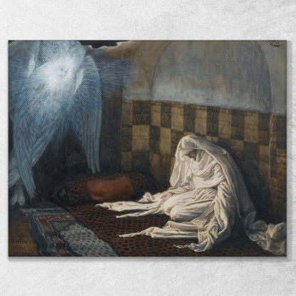 L'Annunciazione James Tissot jts104 quadro stampato su tela