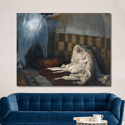 L'Annunciazione James Tissot jts104 quadro stampato su tela