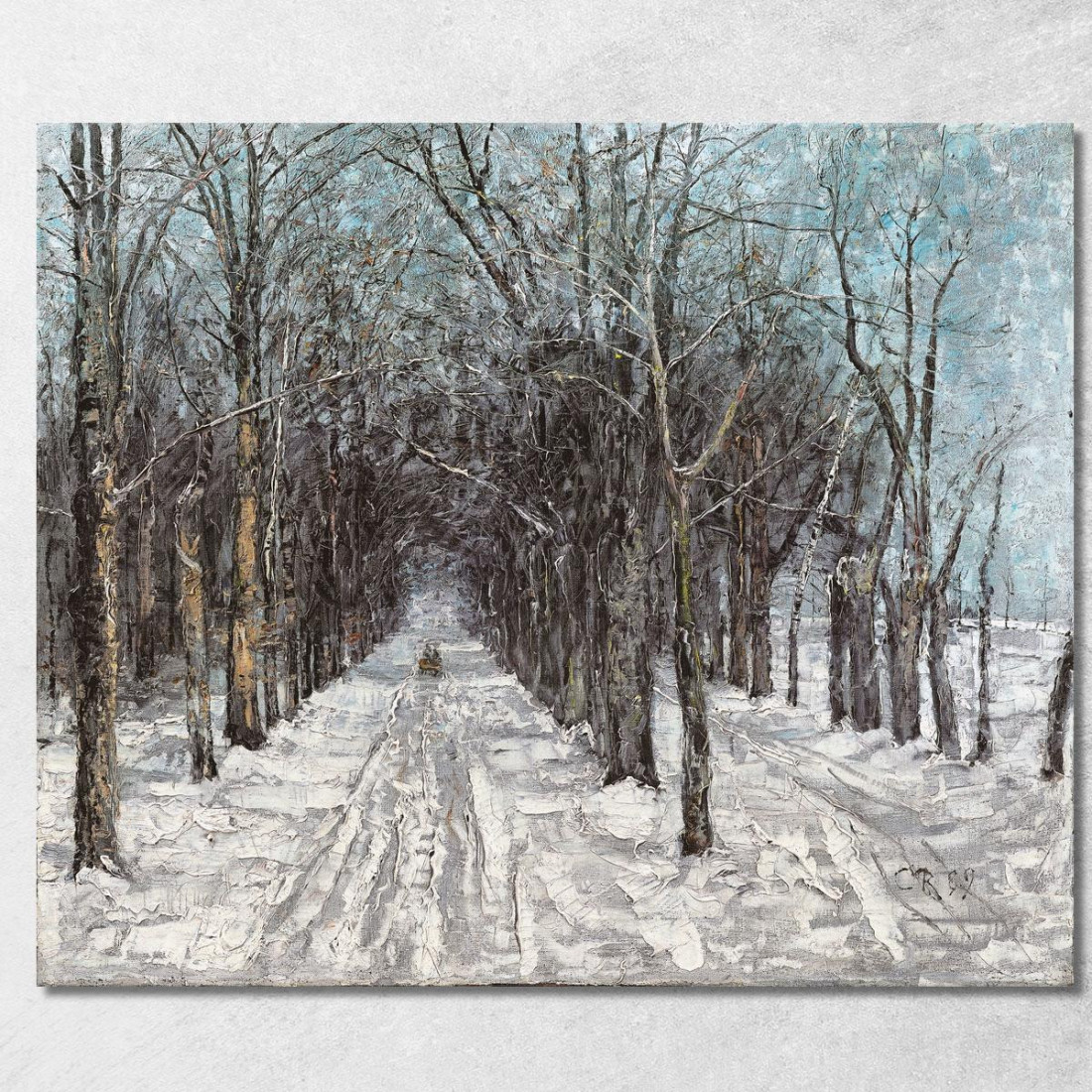 Viale Del Belvedere A Weimar Christian Rohlfs cro9 quadro stampato su tela Viale Del Belvedere A Weimar Christian Rohlfs cro9 quadro stampato su tela