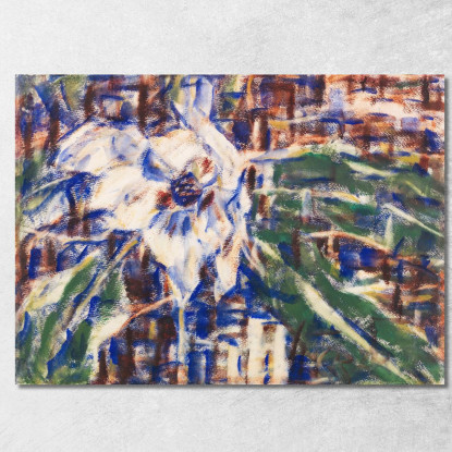 Magnolia Blu Christian Rohlfs cro10 quadro stampato su tela