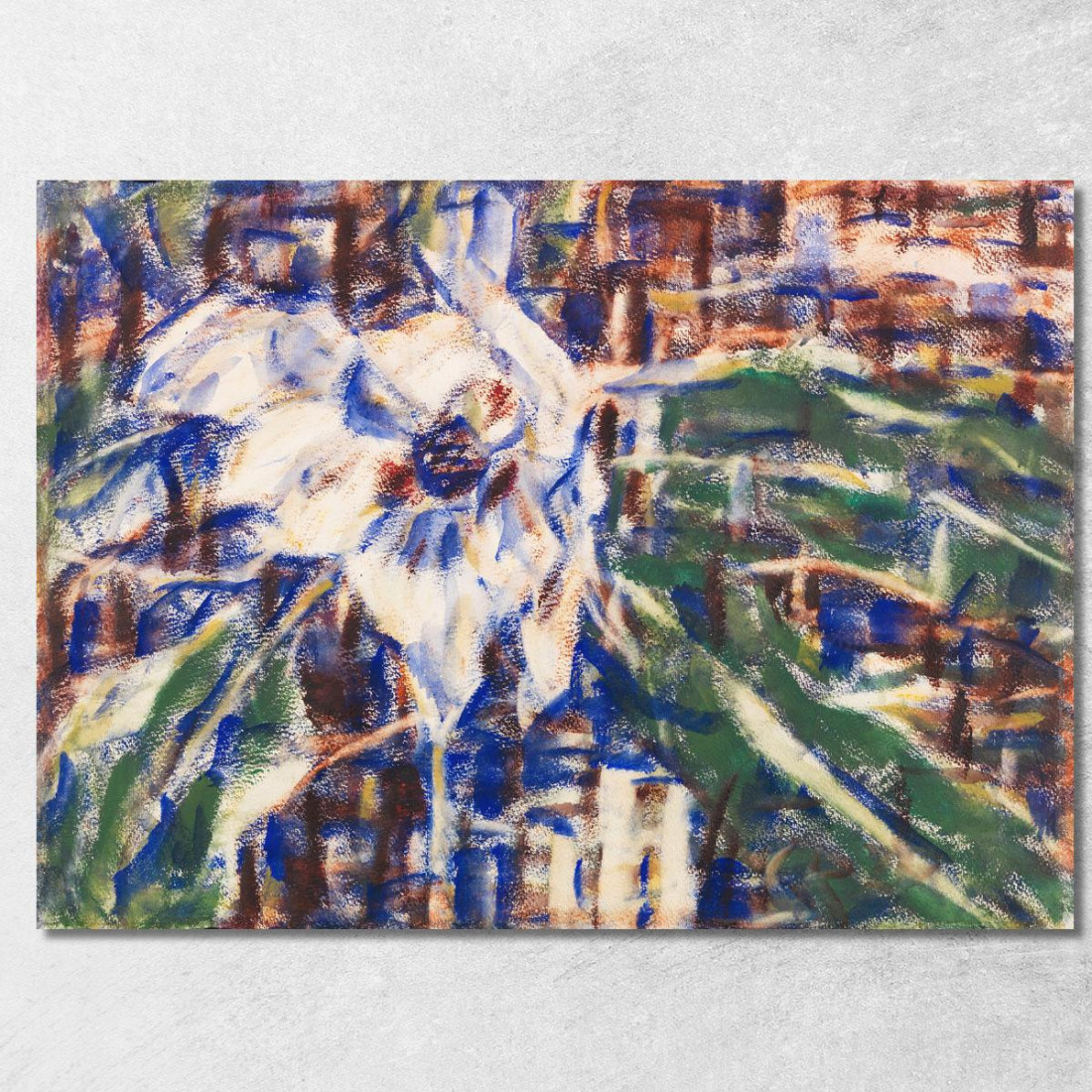 Magnolia Blu Christian Rohlfs cro10 quadro stampato su tela Magnolia Blu Christian Rohlfs cro10 quadro stampato su tela