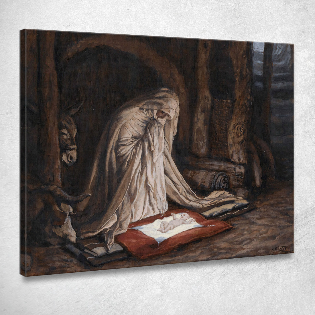 La Nascita Di Nostro Signore Gesù Cristo James Tissot jts109 quadro stampato su tela La Nascita Di Nostro Signore Gesù Cristo James Tissot jts109 quadro stampato su tela