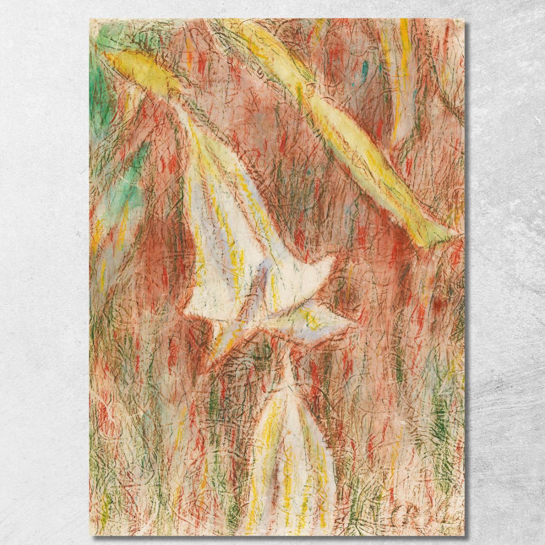 Datura Japonica Trombe D’Angelo Christian Rohlfs cro19 quadro stampato su tela Datura Japonica Trombe D’Angelo Christian Rohlfs cro19 quadro stampato su tela