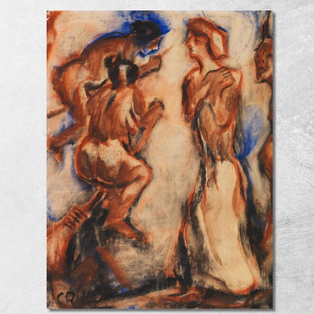Cavalcata Delle Streghe Christian Rohlfs cro43 quadro stampato su tela Cavalcata Delle Streghe Christian Rohlfs cro43 quadro stampato su tela