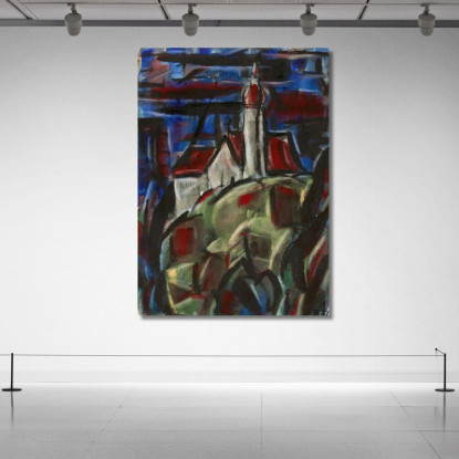 Monastero Di Andechs Christian Rohlfs cro46 quadro stampato su tela