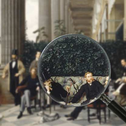 Il Cerchio Della Rue Royale James Tissot jts113 quadro stampato su tela