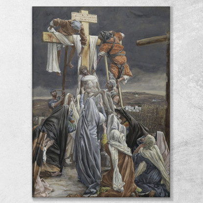 La Deposizione Dalla Croce James Tissot jts116 quadro stampato su tela