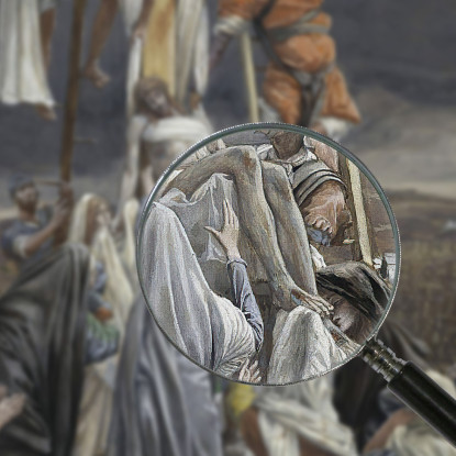 La Deposizione Dalla Croce James Tissot jts116 quadro stampato su tela