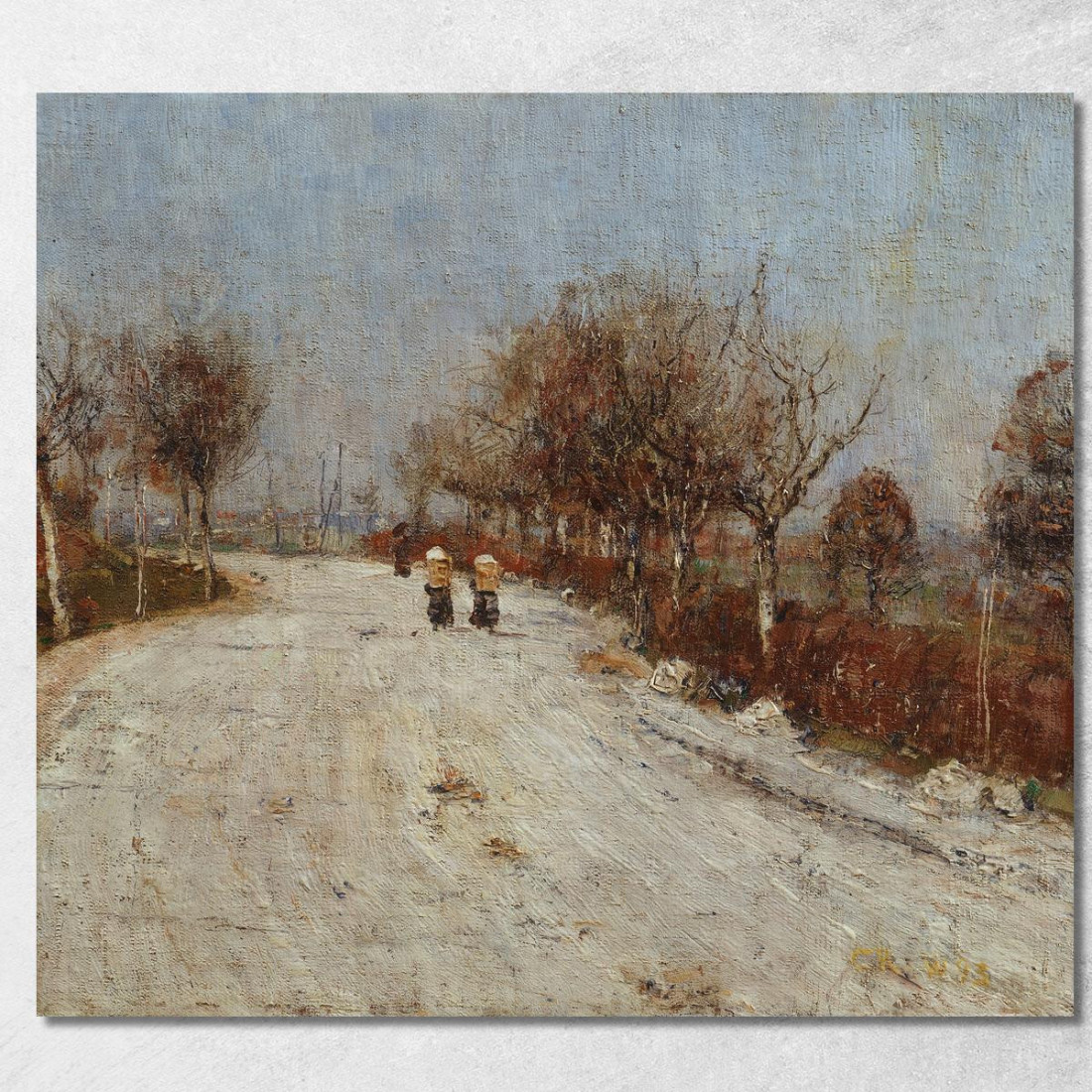 La Strada Per Gelmeroda Christian Rohlfs cro79 quadro stampato su tela La Strada Per Gelmeroda Christian Rohlfs cro79 quadro stampato su tela