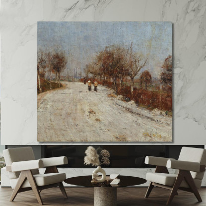La Strada Per Gelmeroda Christian Rohlfs cro79 quadro stampato su tela