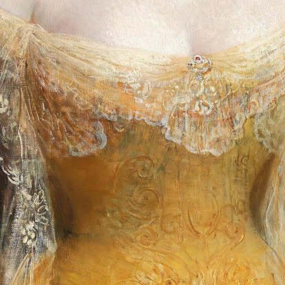 Ritratto Di Louise Dobner Von Dobenau Eduard Veith evt20 quadro stampato su tela