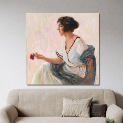 Bellezza Eduard Veith evt22 quadro stampato su tela