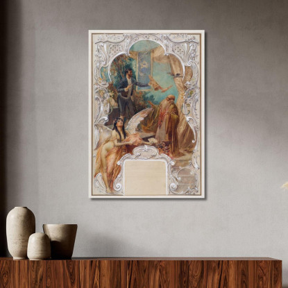 Giocoliere Eduard Veith evt25 quadro stampato su tela