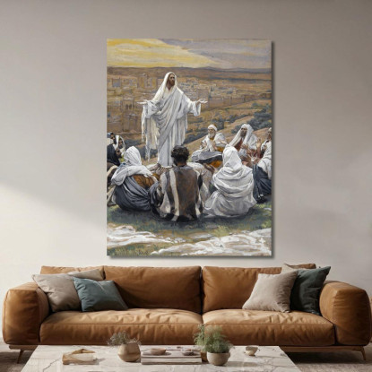 La Preghiera Del Signore James Tissot jts123 quadro stampato su tela