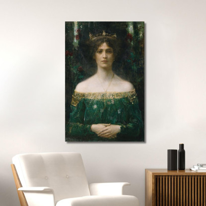 La Figlia Del Re Eduard Veith evt27 quadro stampato su tela