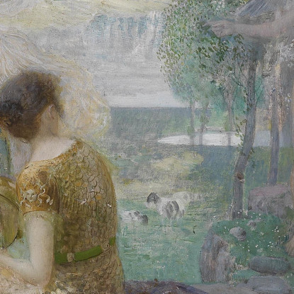 Giudizio Di Paride Eduard Veith evt29 quadro stampato su tela