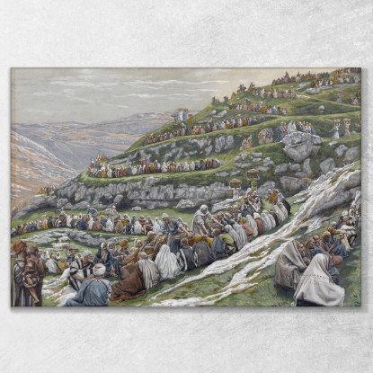 Il Miracolo Dei Pani E Dei Pesci James Tissot jts125 quadro stampato su tela