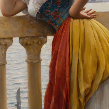 Anticipazione Eugen von Blaas evb17 quadro stampato su tela