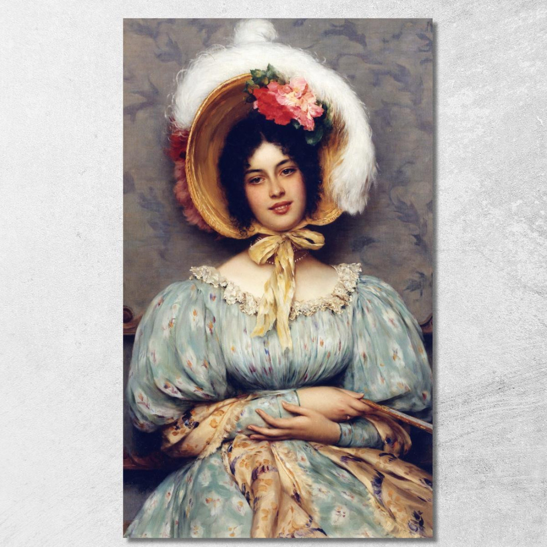 All’Opera Eugen von Blaas evb20 quadro stampato su tela All’Opera Eugen von Blaas evb20 quadro stampato su tela