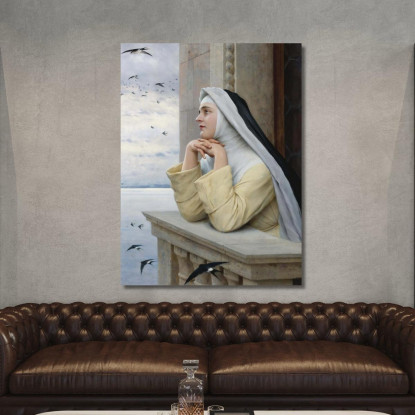Le Creature Di Dio Eugen von Blaas evb36 quadro stampato su tela