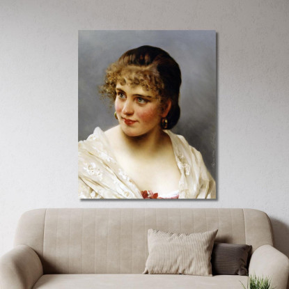 Innocenza Eugen von Blaas evb43 quadro stampato su tela
