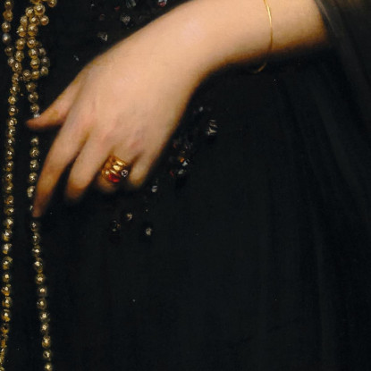 Ritratto Di Madame Lebreton Eugen von Blaas evb54 quadro stampato su tela
