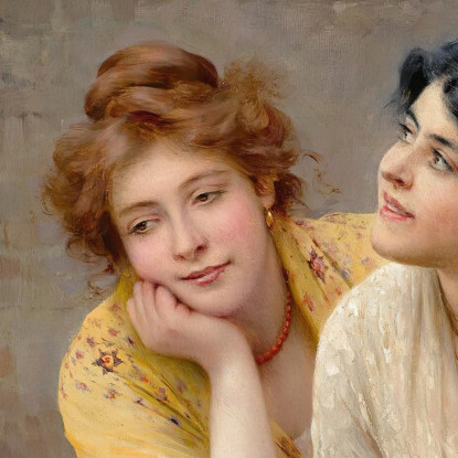 Il Mandolinista Eugen von Blaas evb69 quadro stampato su tela