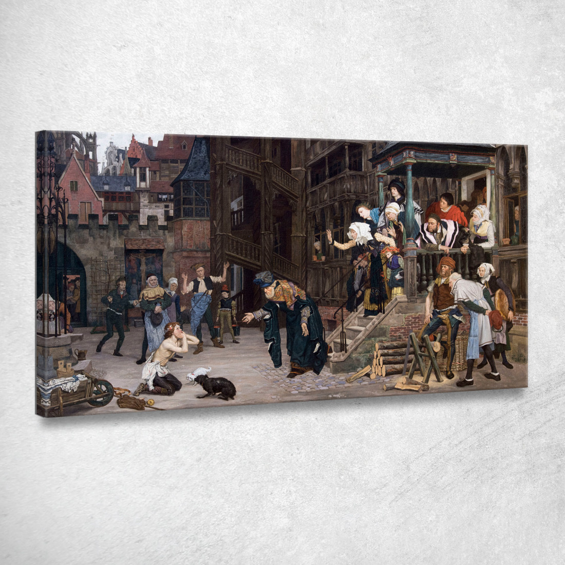 Il Ritorno Del Figliol Prodigo James Tissot jts136 quadro stampato su tela Il Ritorno Del Figliol Prodigo James Tissot jts136 quadro stampato su tela