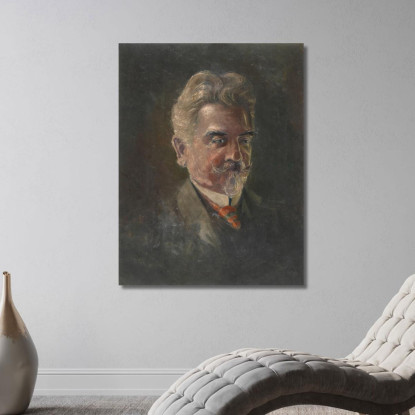 Ritratto Di Leopold Czihaczek Egon Schiele esh23 quadro stampato su tela