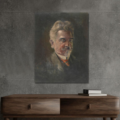 Ritratto Di Leopold Czihaczek Egon Schiele esh23 quadro stampato su tela