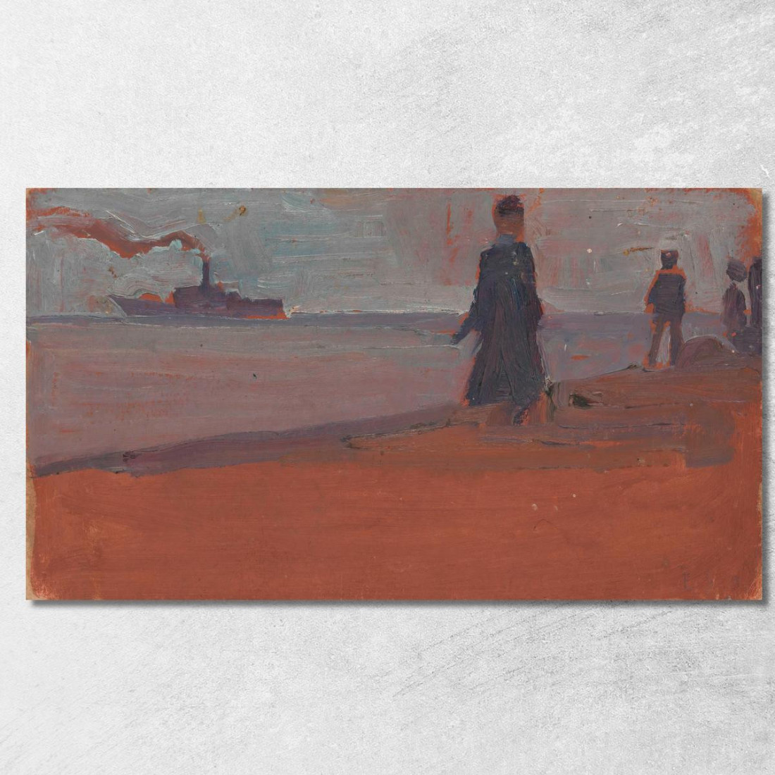Battello A Vapore Visto Dalla Spiaggia Egon Schiele esh35 quadro stampato su tela Battello A Vapore Visto Dalla Spiaggia Egon Schiele esh35 quadro stampato su tela