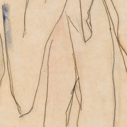 Ballerina Egon Schiele esh36 quadro stampato su tela